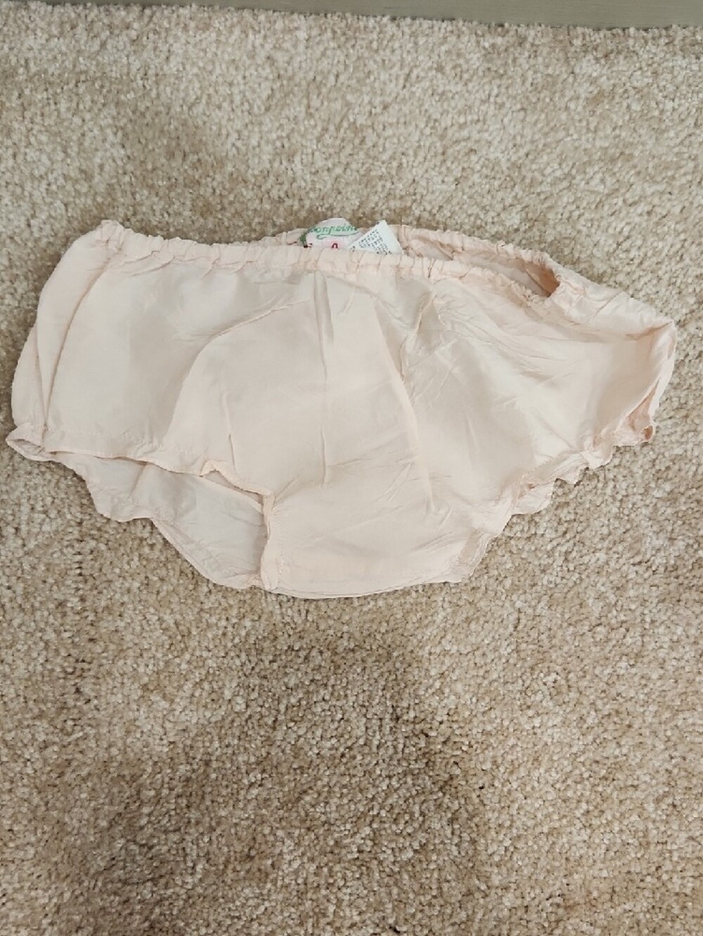 Bonpoint Girl Pink Silk Dress with Delicate Embroidery Size 2 - Picture 5 of 6